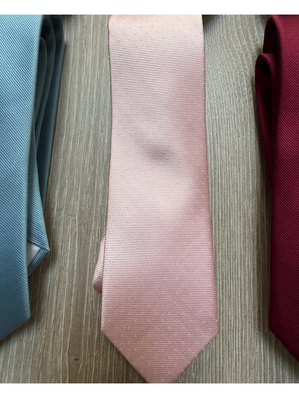 6 Tie Bar Ties Lot silk linen business formal wedding office dressy suiting - Picture 3 of 8